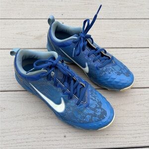 Blue Nike Fastflex Softball Cleats